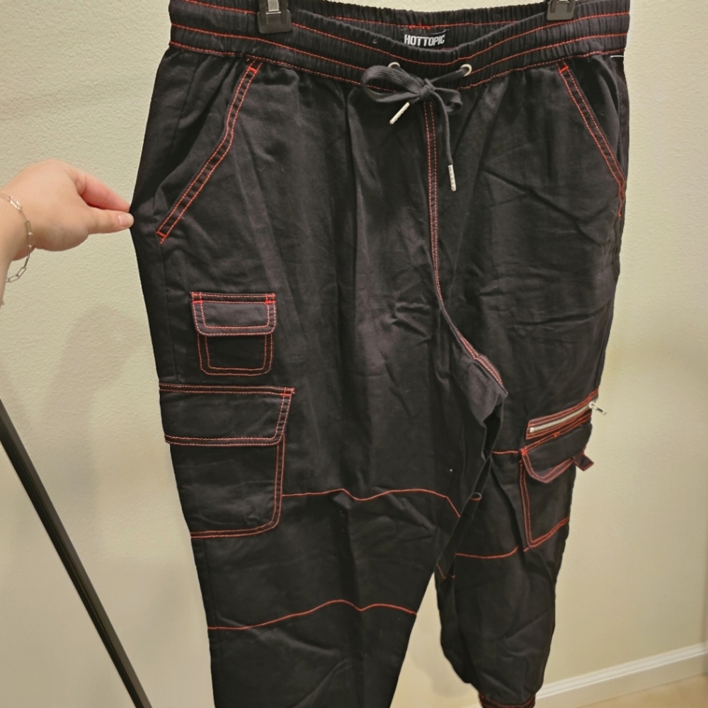 Hot Topic Black Cargo Pants